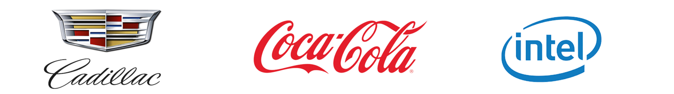 Cadillac, Coca-Cola, Intel